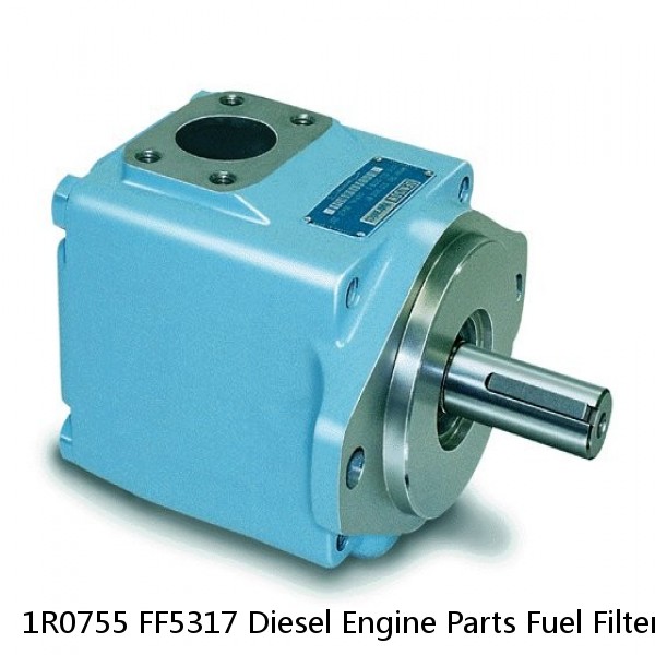 1R0755 FF5317 Diesel Engine Parts Fuel Filter Material Price For Caterpillar