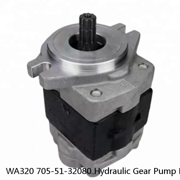 WA320 705-51-32080 Hydraulic Gear Pump For Replace Komatsu Wheel Loader